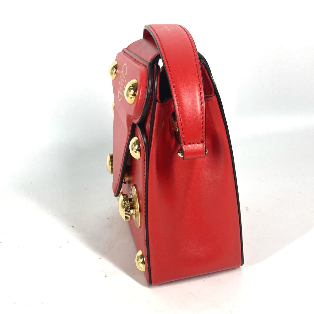 LOUIS VUITTON Shoulder Bag M82215 leather Red type LV logo S lock bag XL