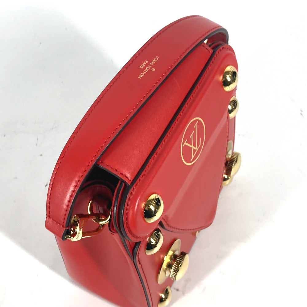 LOUIS VUITTON Shoulder Bag M82215 leather Red type LV logo S lock bag XL