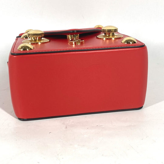 LOUIS VUITTON Shoulder Bag M82215 leather Red type LV logo S lock bag XL