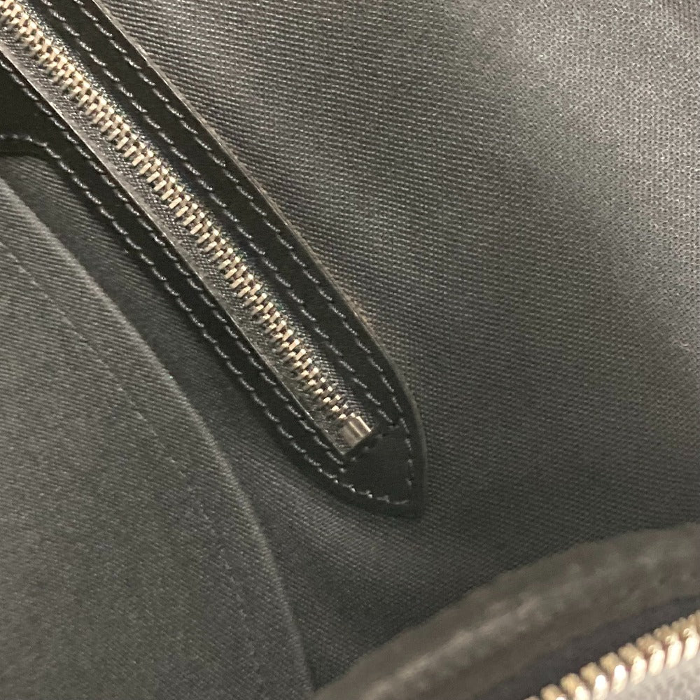 LOUIS VUITTON Shoulder Bag M30862 Taiga Leather, Nylon black Taiga Thai meal mens Used Authentic