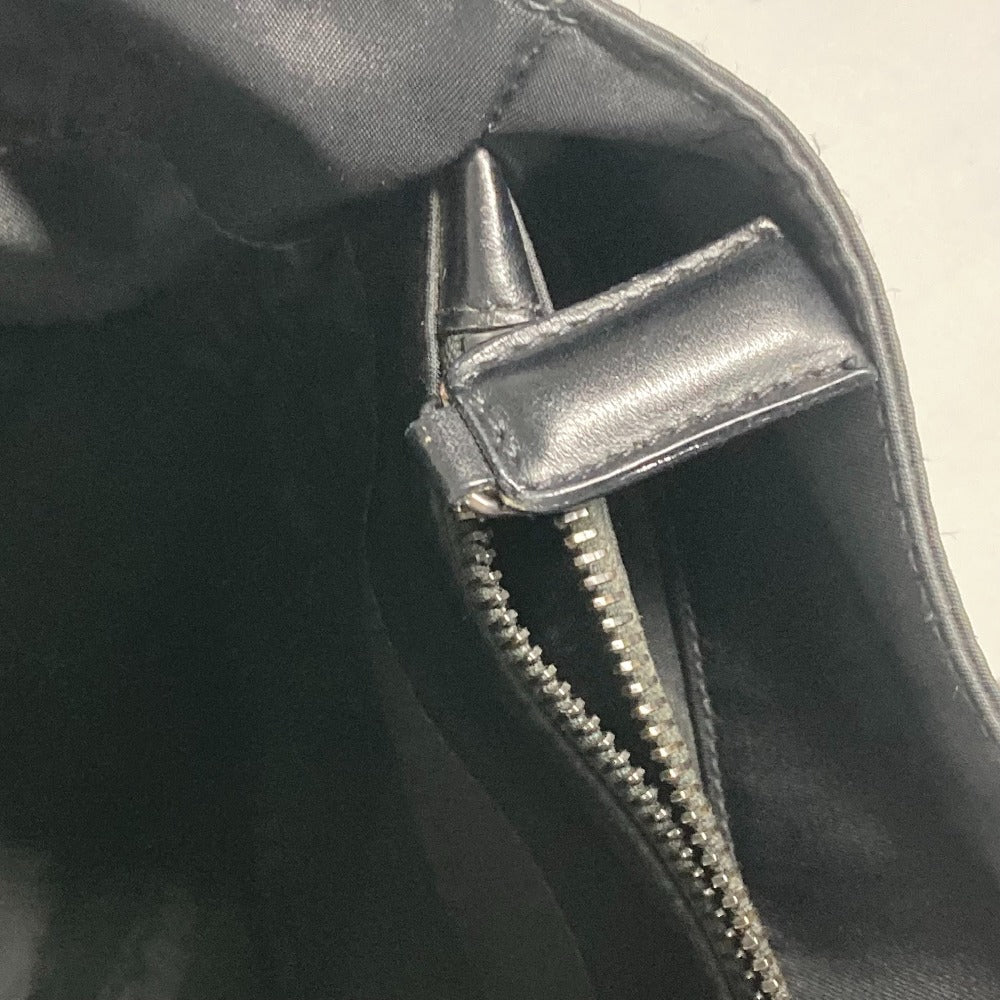 FENDI Shoulder Bag Leather / nylon black vintage FF logo Women Used Authentic