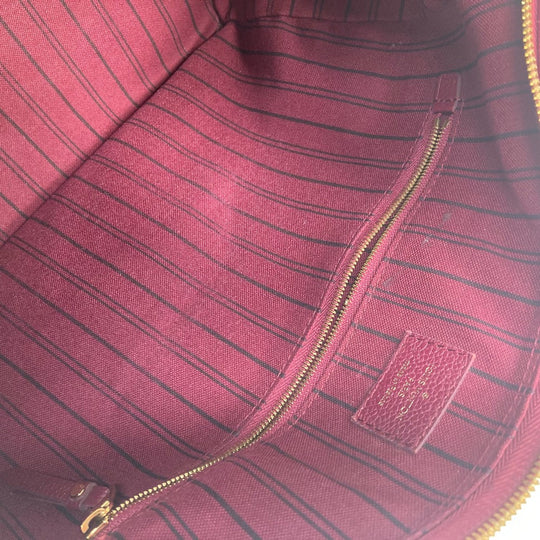 LOUIS VUITTON Shoulder Bag M40755 Monogram Ann Platt Leather wine-red Monogram Ann Platt Speedy�Ebandouliere30 Women Used Authentic