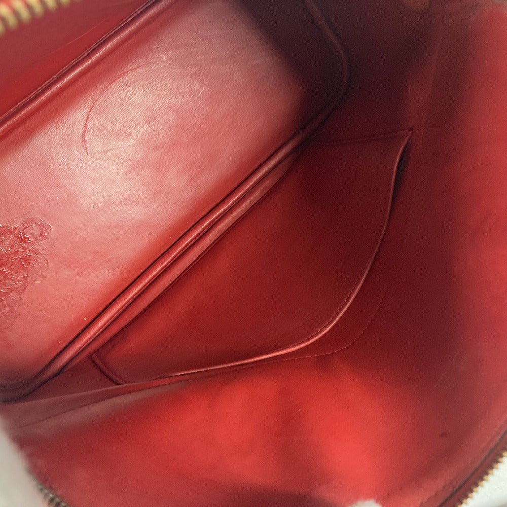 HERMES Handbag Courchevel Red 2WAY bag Shoulder Bag Bored 30
