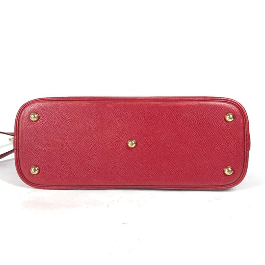 HERMES Handbag Courchevel Red 2WAY bag Shoulder Bag Bored 30