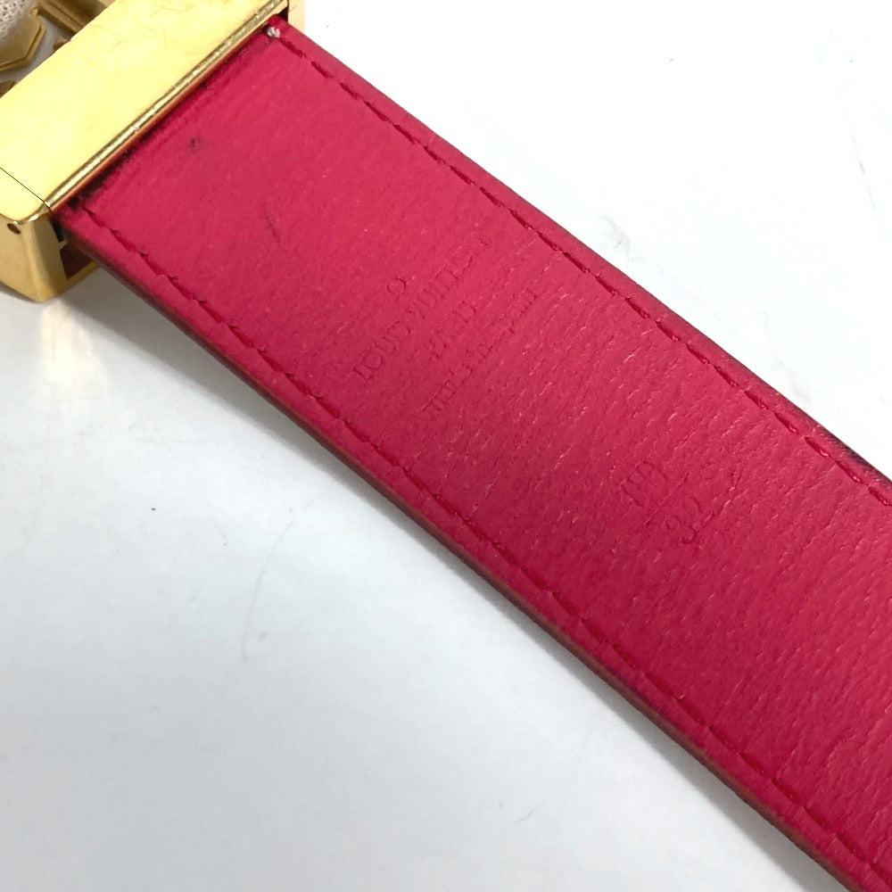 LOUIS VUITTON belt M9682W Monogram multicolor canvas white Monogram multicolor Sun Tulle LV cut Women 80 Used Authentic