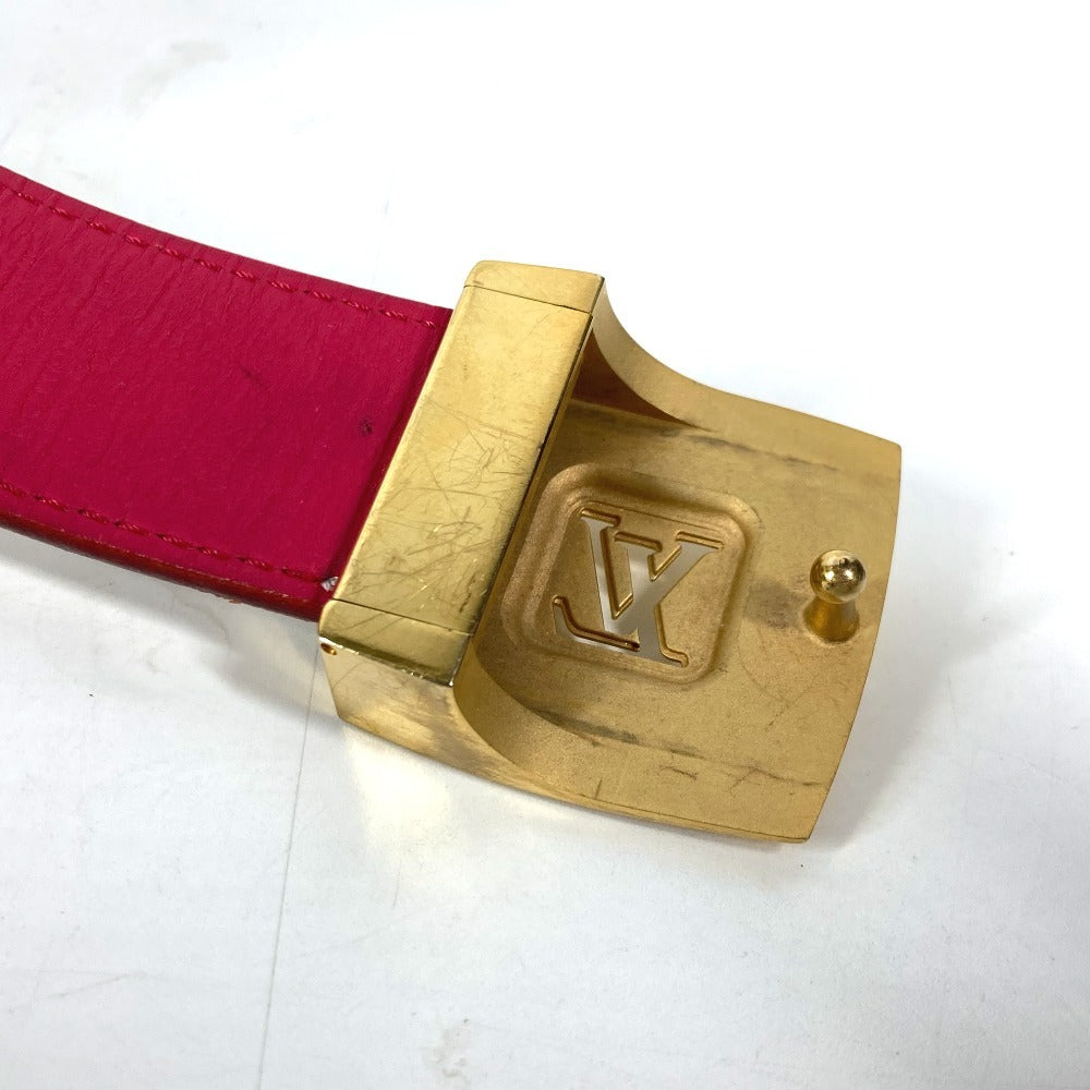 LOUIS VUITTON belt M9682W Monogram multicolor canvas white Monogram multicolor Sun Tulle LV cut Women 80 Used Authentic
