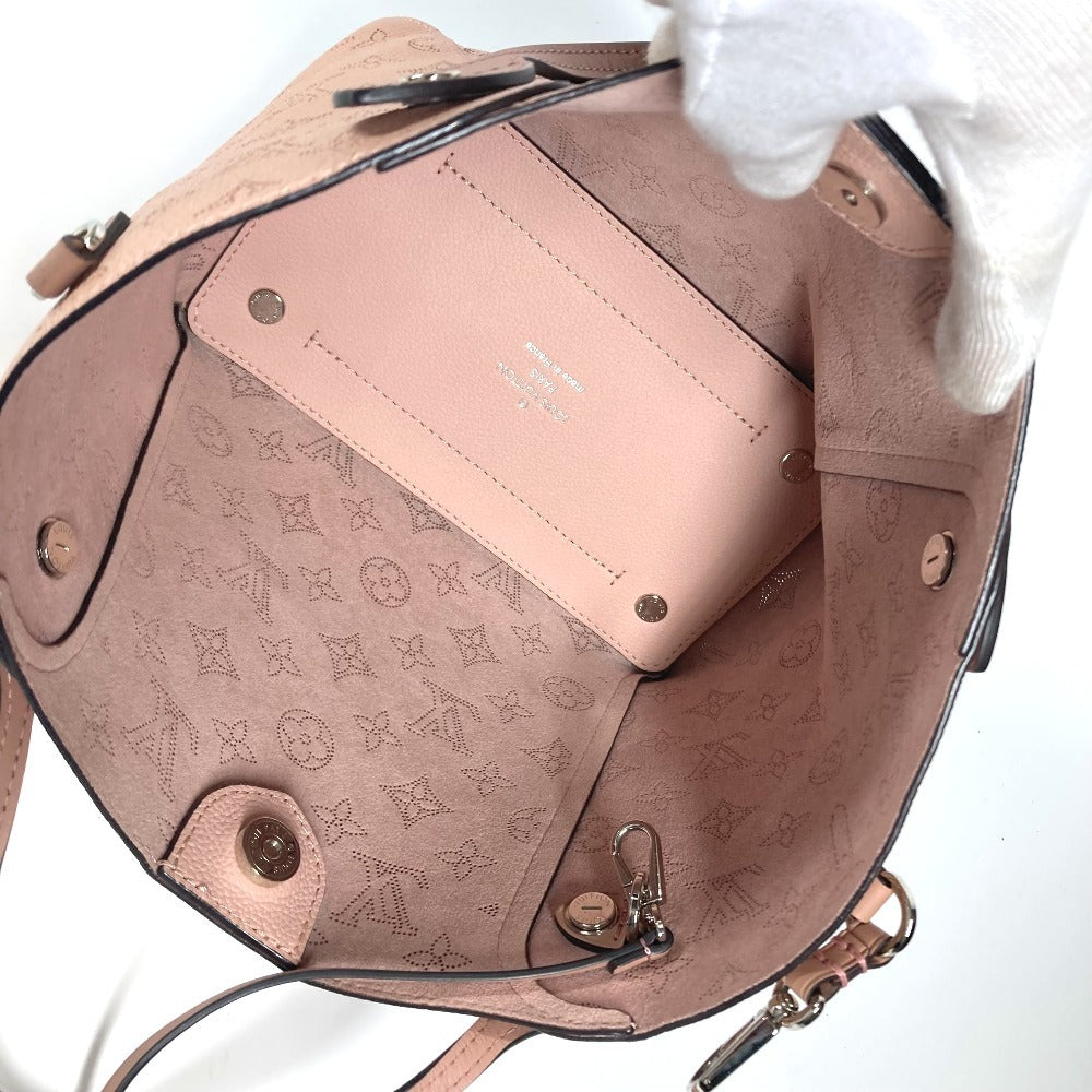 LOUIS VUITTON Handbag M54353 monogram mahina leather pink Monogram Mahina Hina PM Women Used Authentic