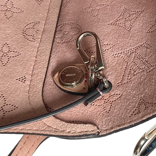 LOUIS VUITTON Handbag M54353 monogram mahina leather pink Monogram Mahina Hina PM Women Used Authentic
