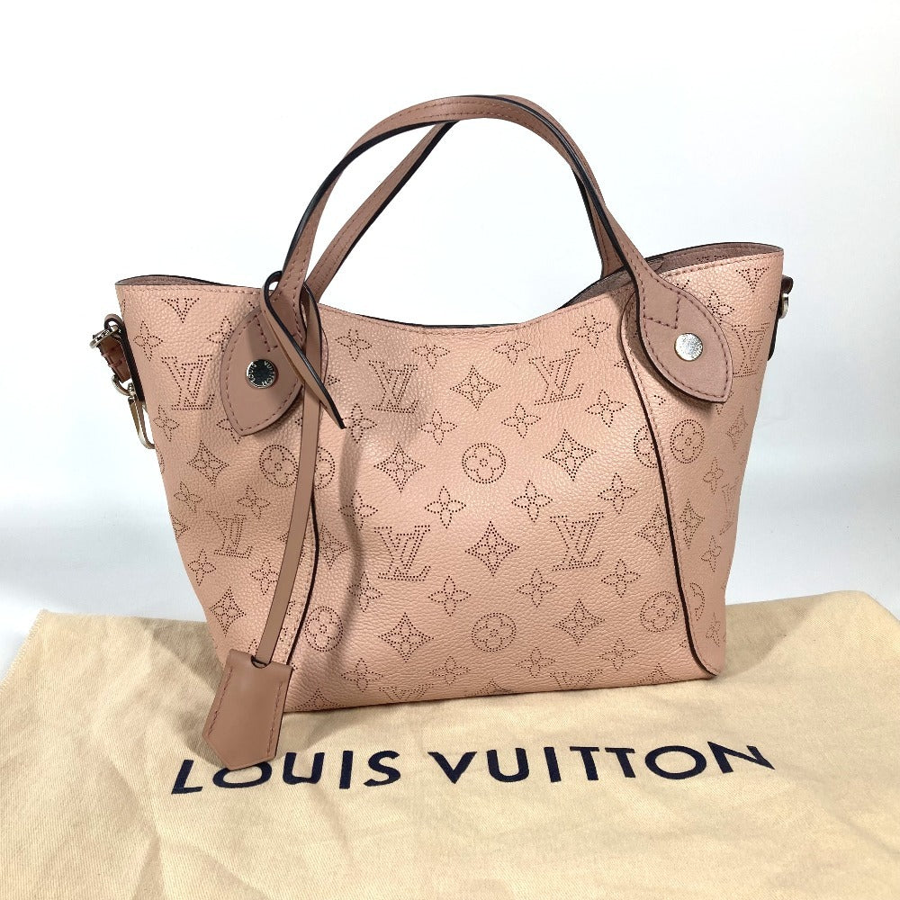 LOUIS VUITTON Handbag M54353 monogram mahina leather pink Monogram Mahina Hina PM Women Used Authentic