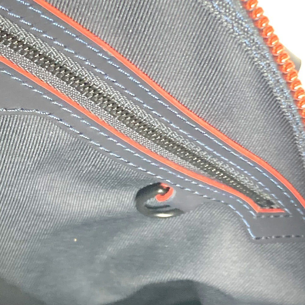 LOUIS VUITTON Boston Duffel bag M43684 Monogram canvas Navy Monogram ink upside down Keepall bandouliere50