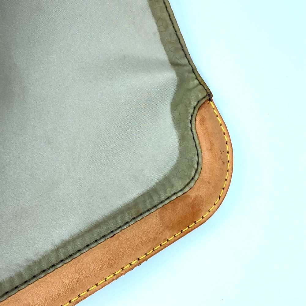 LOUIS VUITTON Backpack M93056 Damier Jean Canvas khaki Damier Jean Pionie mens Used Authentic