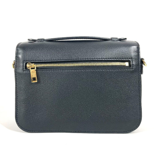 LOUIS VUITTON Shoulder Bag M22735 , Grained calf leather black Oxford