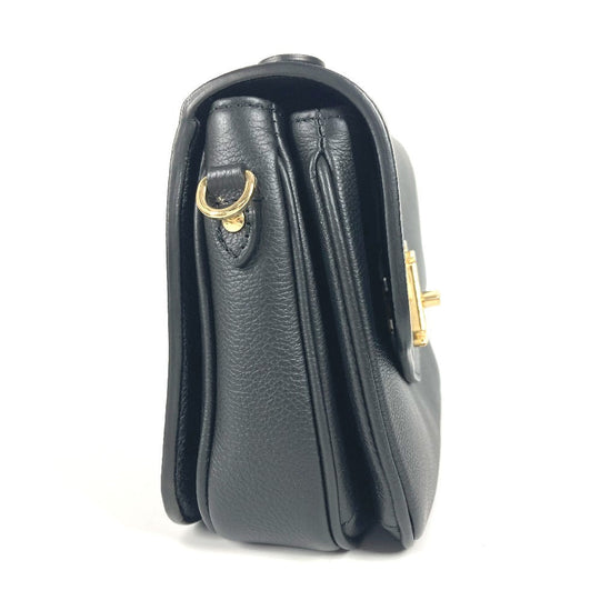 LOUIS VUITTON Shoulder Bag M22735 , Grained calf leather black Oxford