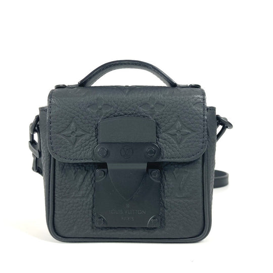 LOUIS VUITTON Shoulder Bag M83148 Taurillon Clemence Leather black Monogram Taurillon Clemence Pico S Rock unisex(Unisex) Used Authentic