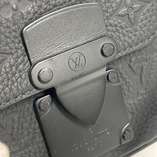 LOUIS VUITTON Shoulder Bag M83148 Taurillon Clemence Leather black Monogram Taurillon Clemence Pico S Rock unisex(Unisex) Used Authentic