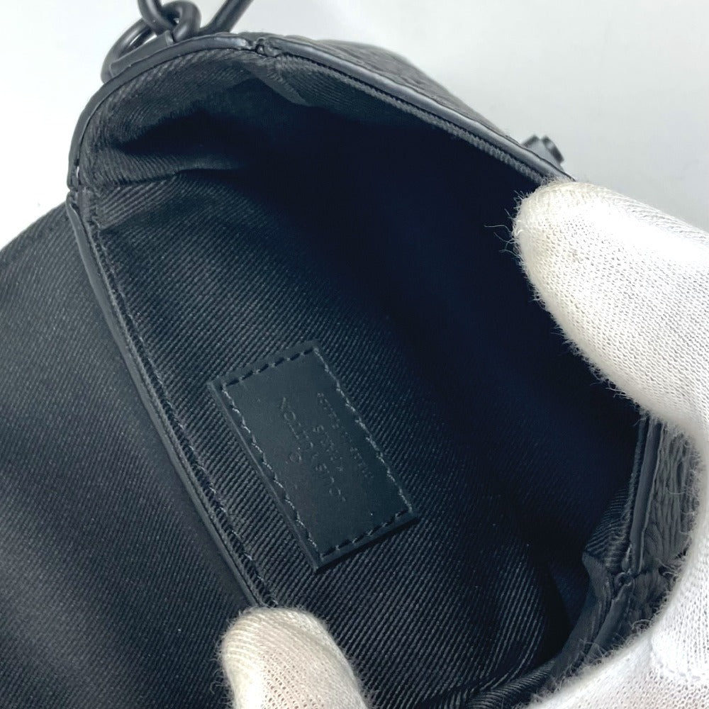 LOUIS VUITTON Shoulder Bag M83148 Taurillon Clemence Leather black Monogram Taurillon Clemence Pico S Rock unisex(Unisex) Used Authentic