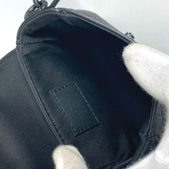 LOUIS VUITTON Shoulder Bag M83148 Taurillon Clemence Leather black Monogram Taurillon Clemence Pico S Rock unisex(Unisex) Used Authentic