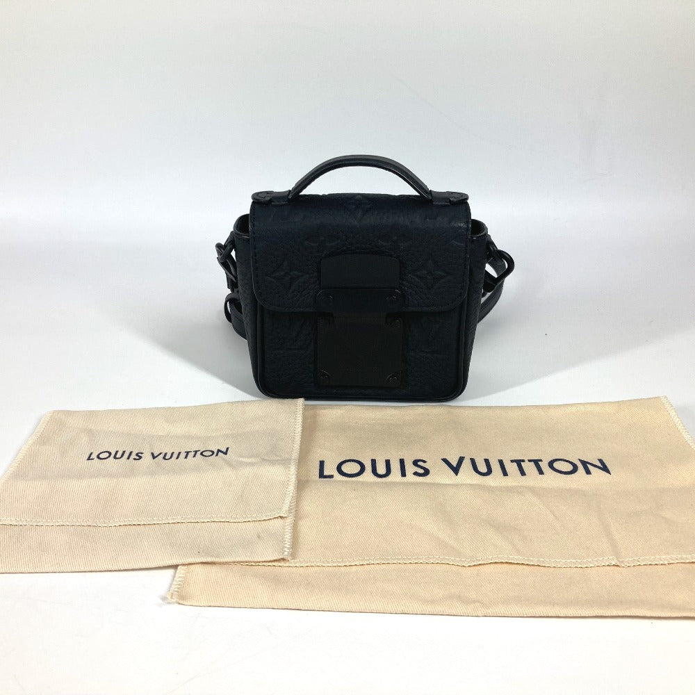 LOUIS VUITTON Shoulder Bag M83148 Taurillon Clemence Leather black Monogram Taurillon Clemence Pico S Rock unisex(Unisex) Used Authentic