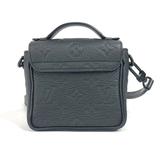 LOUIS VUITTON Shoulder Bag M83148 Taurillon Clemence Leather black Monogram Taurillon Clemence Pico S Rock unisex(Unisex) Used Authentic