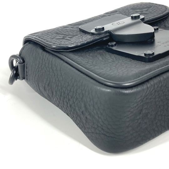 LOUIS VUITTON Shoulder Bag M83148 Taurillon Clemence Leather black Monogram Taurillon Clemence Pico S Rock unisex(Unisex) Used Authentic