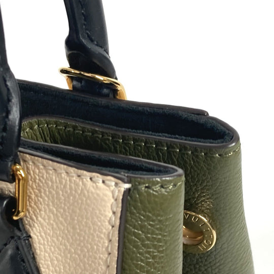 LOUIS VUITTON Handbag M45388 Monogram canvas, leather khaki Monogram Fold Tote PM Women Used Authentic