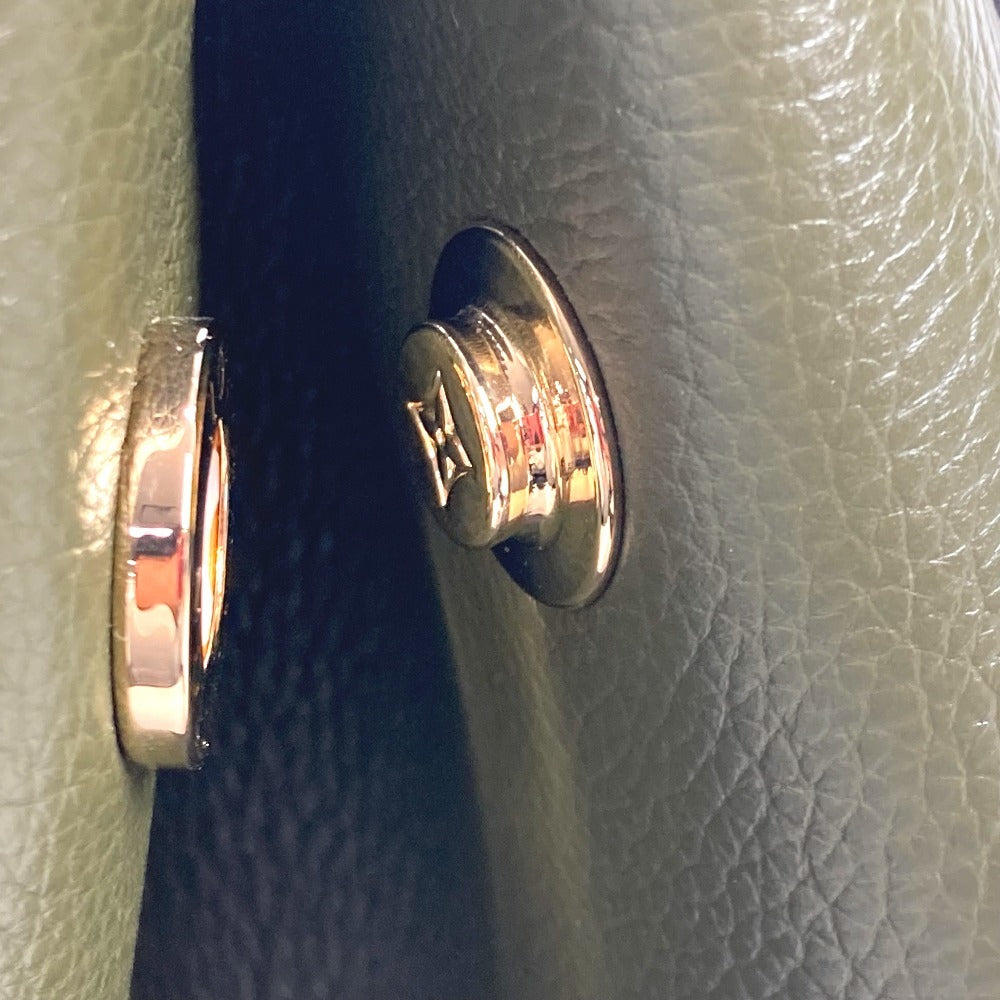 LOUIS VUITTON Handbag M45388 Monogram canvas, leather khaki Monogram Fold Tote PM Women Used Authentic