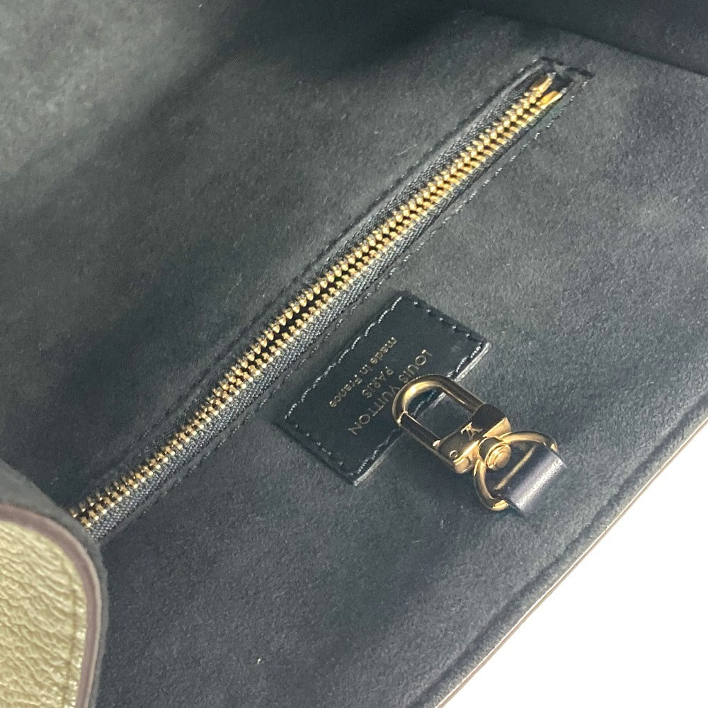 LOUIS VUITTON Handbag M45388 Monogram canvas, leather khaki Monogram Fold Tote PM Women Used Authentic
