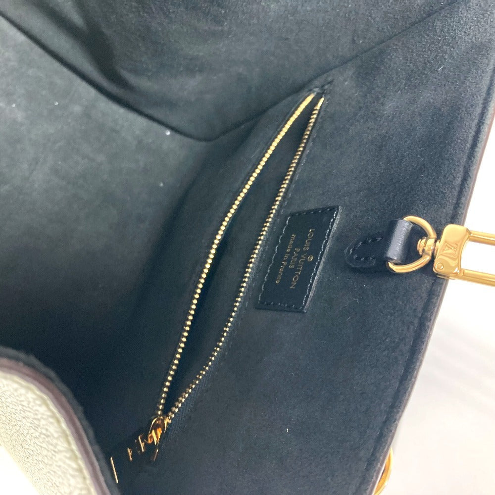 LOUIS VUITTON Handbag M45388 Monogram canvas, leather khaki Monogram Fold Tote PM Women Used Authentic