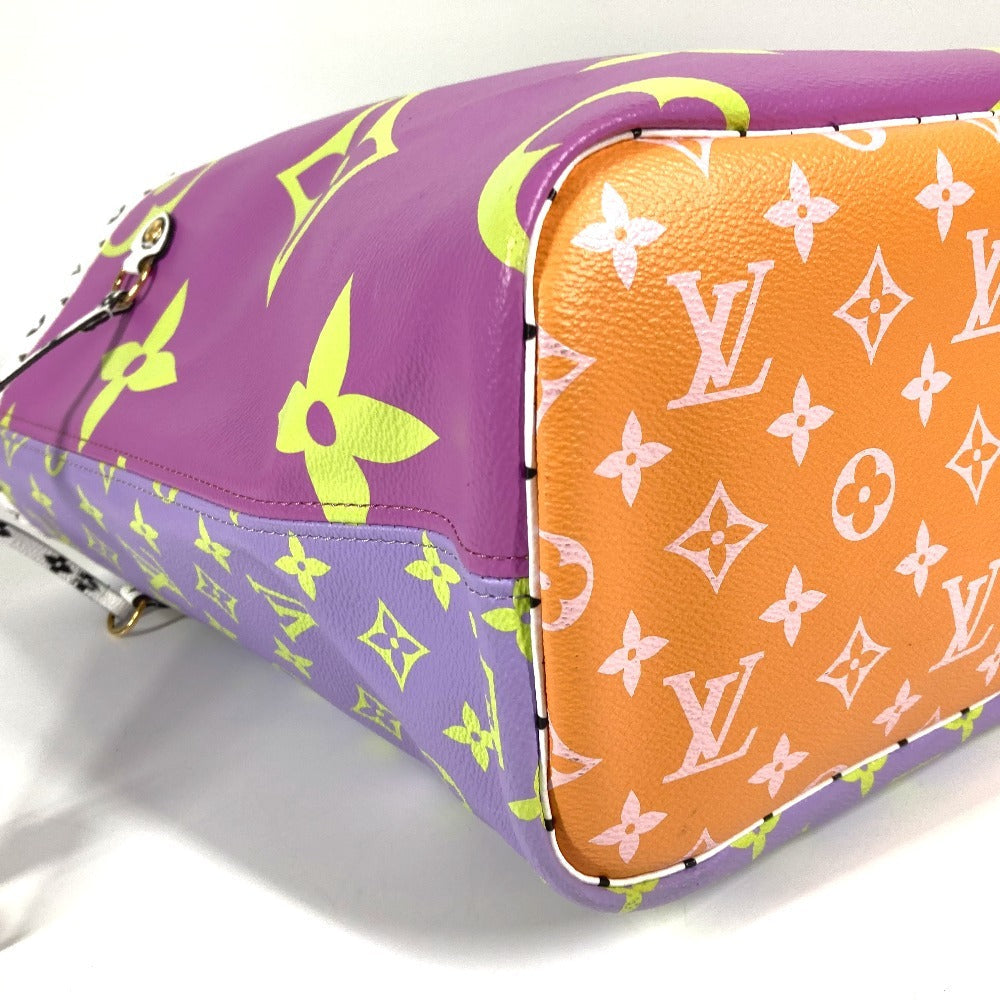 LOUIS VUITTON Shoulder Bag M44588 Monogram giant canvas Purple type Monogram Giant Neverfull MM Women Used Authentic