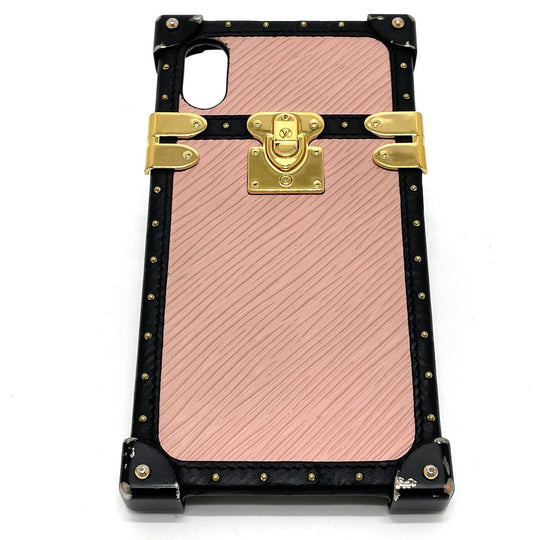 LOUIS VUITTON iPhone case M67895 Epi canvas pink Eye trunk light IPHONE X & XS Women Used Authentic