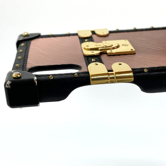 LOUIS VUITTON iPhone case M67895 Epi canvas pink Eye trunk light IPHONE X & XS Women Used Authentic