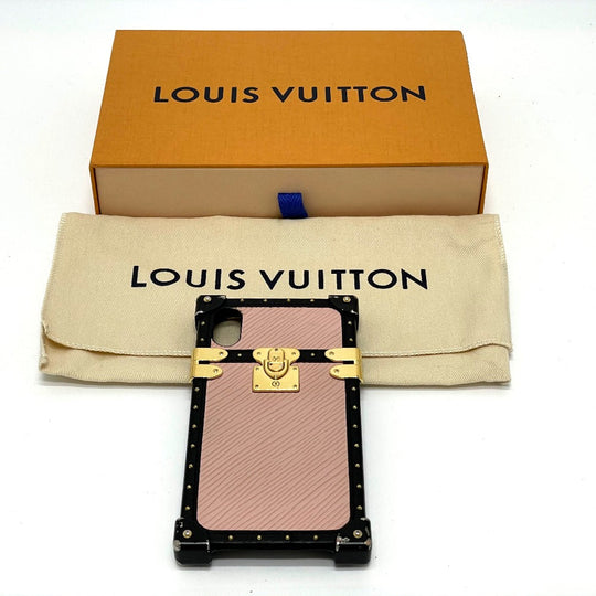 LOUIS VUITTON iPhone case M67895 Epi canvas pink Eye trunk light IPHONE X & XS Women Used Authentic