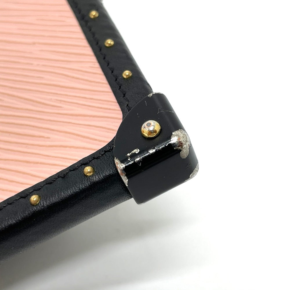 LOUIS VUITTON iPhone case M67895 Epi canvas pink Eye trunk light IPHONE X & XS Women Used Authentic