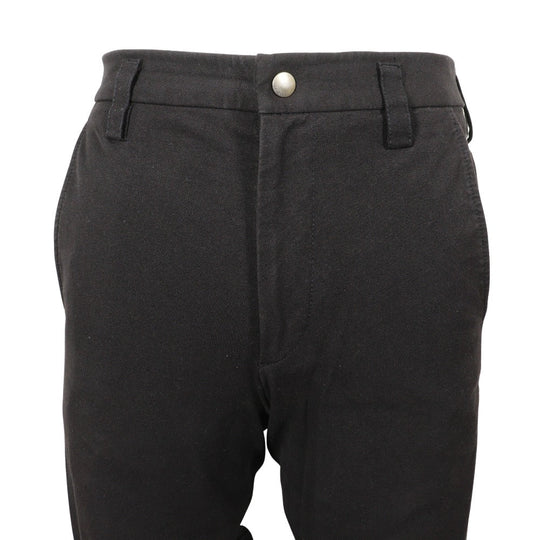 GUCCI Pants 495695 Cotton, Polyurethane black 18Stainless Steel Sideline gabardine stretch pants mens 46 Used Authentic