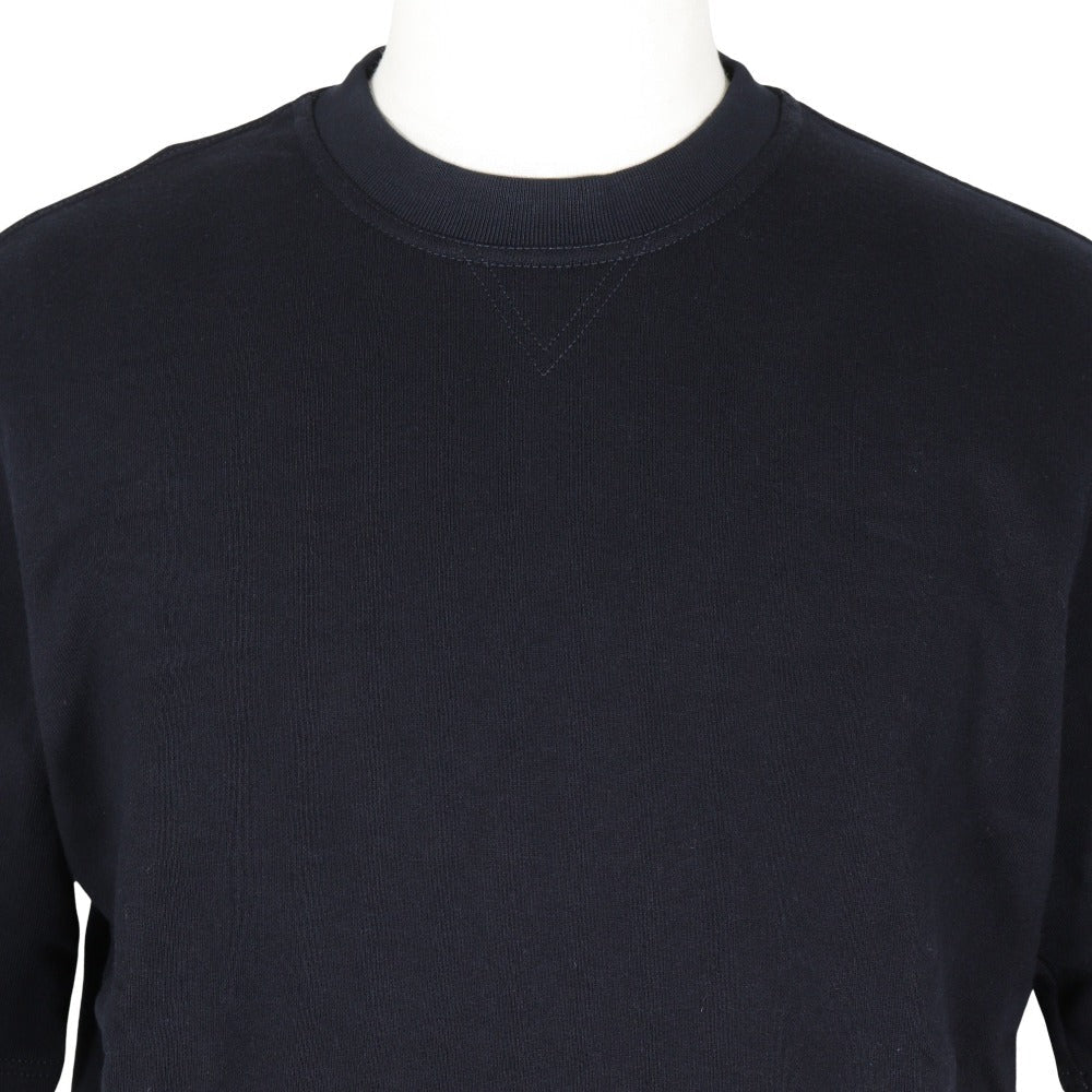 HERMES sweat cotton black Short sleeve mens S Used Authentic