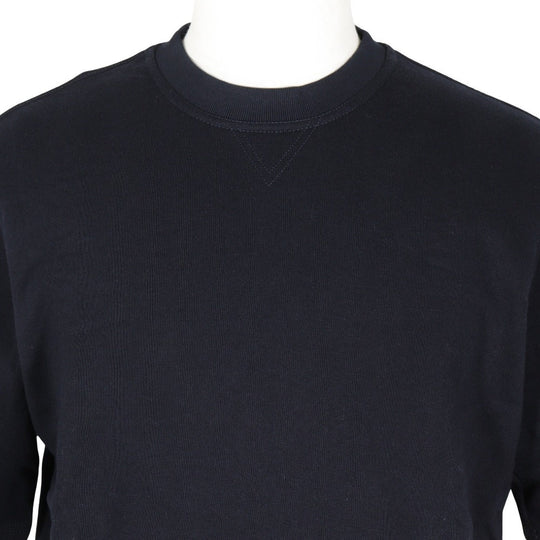 HERMES sweat cotton black Short sleeve mens S Used Authentic