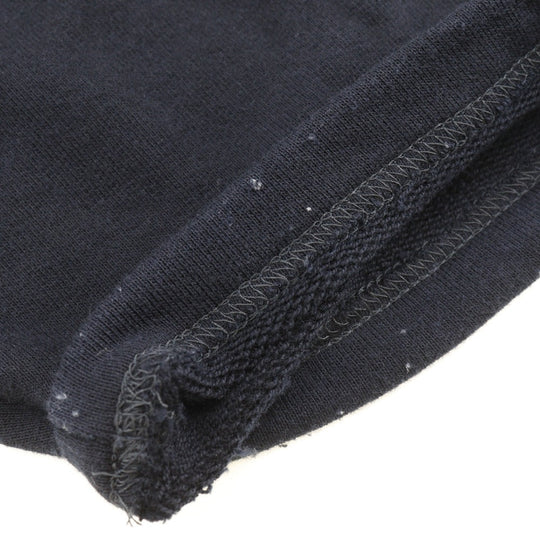HERMES sweat cotton black Short sleeve mens S Used Authentic