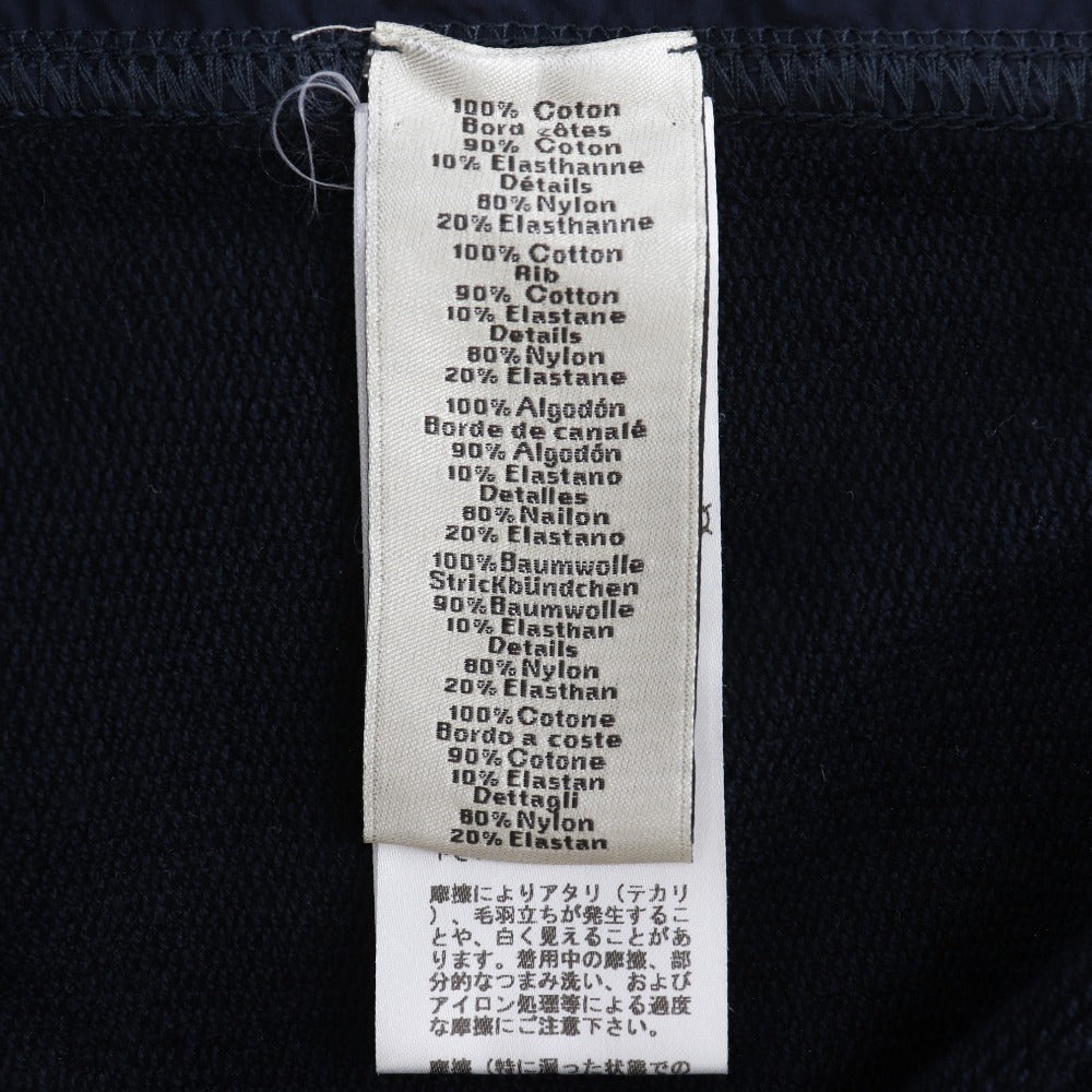 HERMES sweat cotton black Short sleeve mens S Used Authentic