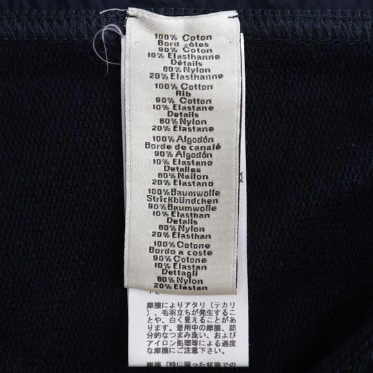 HERMES sweat cotton black Short sleeve mens S Used Authentic