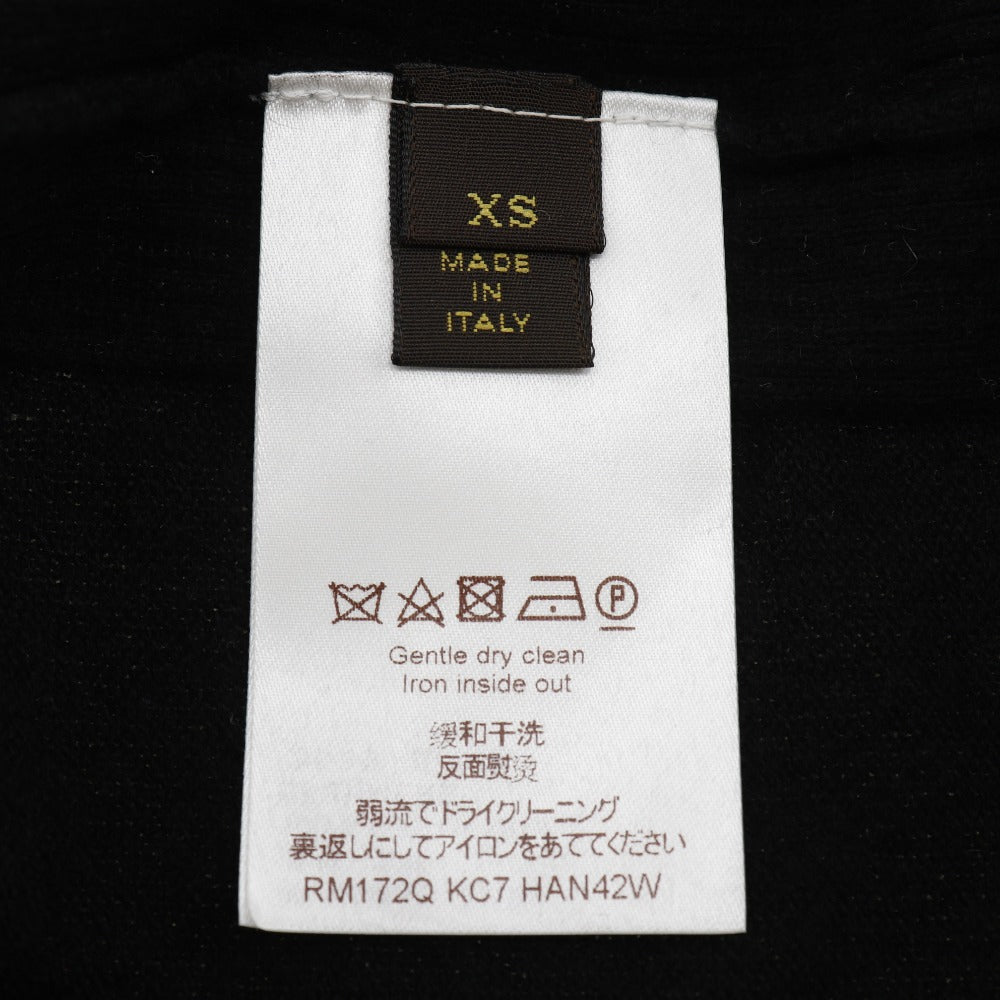 LOUIS VUITTON knit RM172Q KC7 HAN42W cashmere black cardigan mens XS Used Authentic