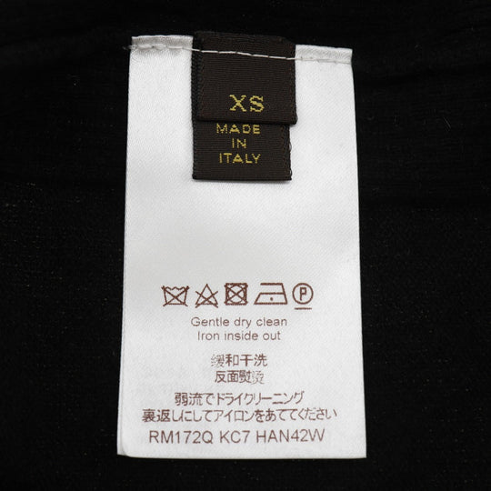 LOUIS VUITTON knit RM172Q KC7 HAN42W cashmere black cardigan mens XS Used Authentic