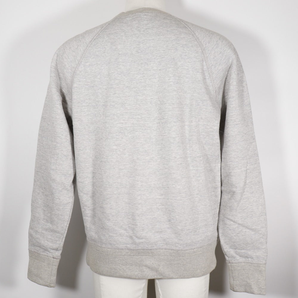 LOUIS VUITTON sweat RM182M GVR HFY05W cotton gray 18AW trainer Up side down mens S Used Authentic