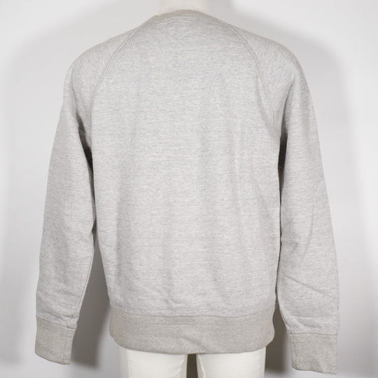 LOUIS VUITTON sweat RM182M GVR HFY05W cotton gray 18AW trainer Up side down mens S Used Authentic