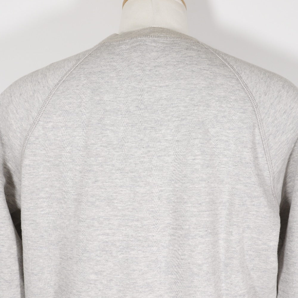 LOUIS VUITTON sweat RM182M GVR HFY05W cotton gray 18AW trainer Up side down mens S Used Authentic