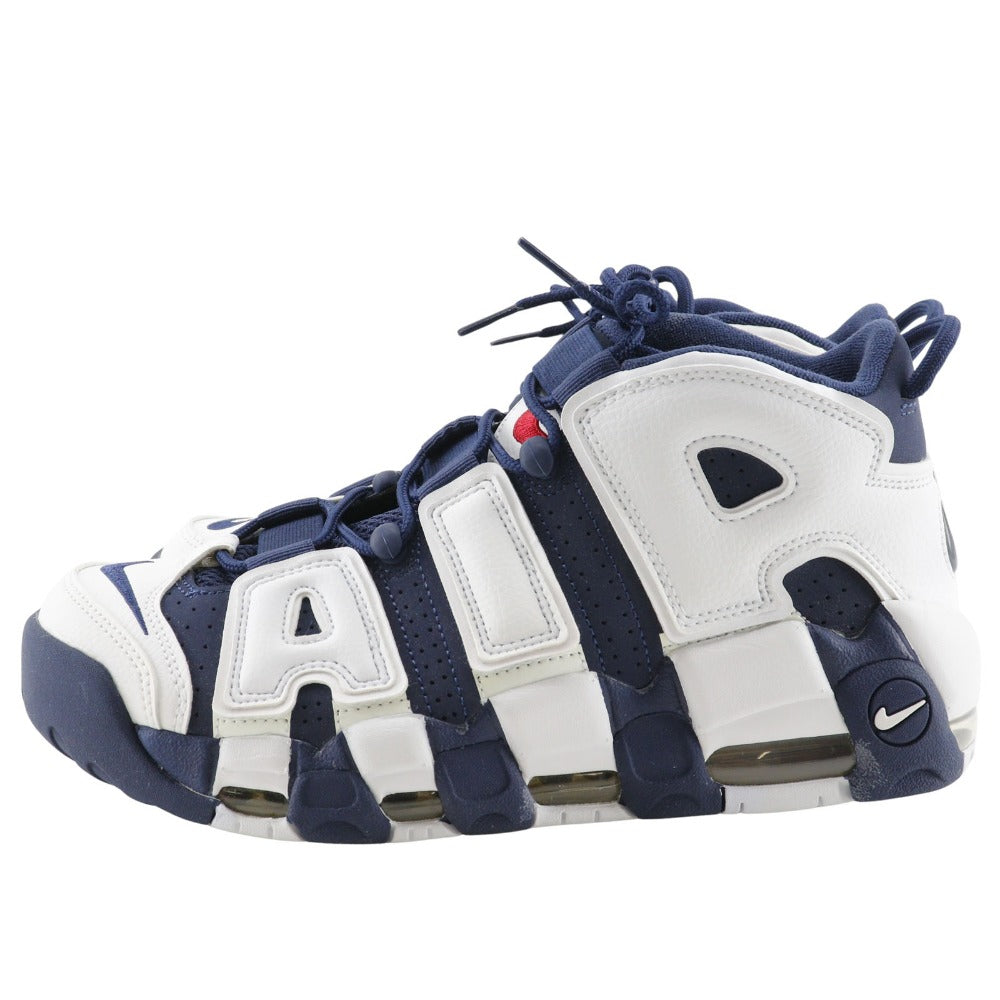 NIKE sneakers 414962-104 leather Two-tone (navy) AIR MORE UPTEMPO OLYMPIC Air More Uptempo Olympics 8.5