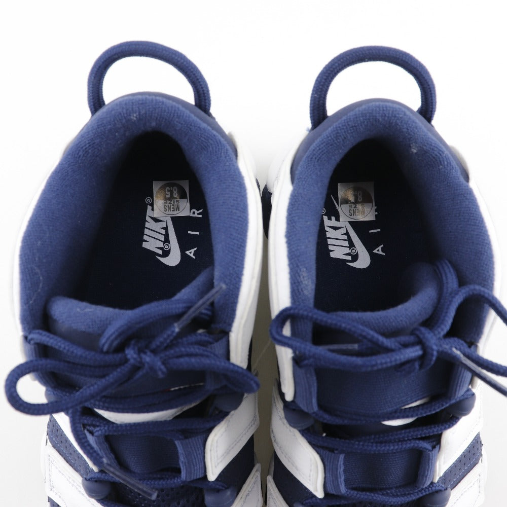 NIKE sneakers 414962-104 leather Two-tone (navy) AIR MORE UPTEMPO OLYMPIC Air More Uptempo Olympics 8.5