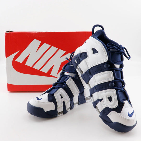 NIKE sneakers 414962-104 leather Two-tone (navy) AIR MORE UPTEMPO OLYMPIC Air More Uptempo Olympics 8.5