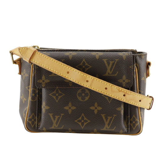 LOUIS VUITTON Shoulder Bag M51165 Monogram canvas Brown Viva CitePM Women Used Authentic
