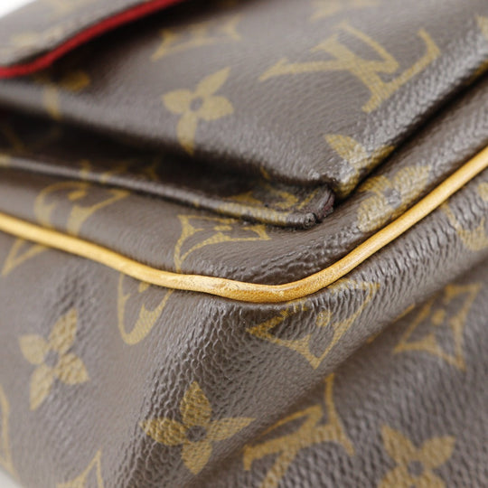 LOUIS VUITTON Shoulder Bag M51165 Monogram canvas Brown Viva CitePM Women Used Authentic