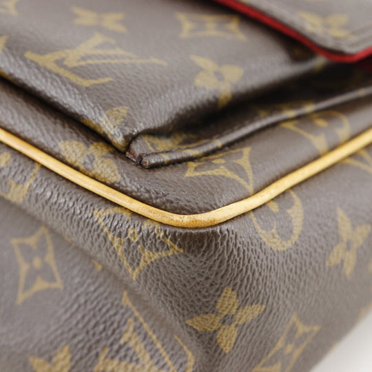 LOUIS VUITTON Shoulder Bag M51165 Monogram canvas Brown Viva CitePM Women Used Authentic